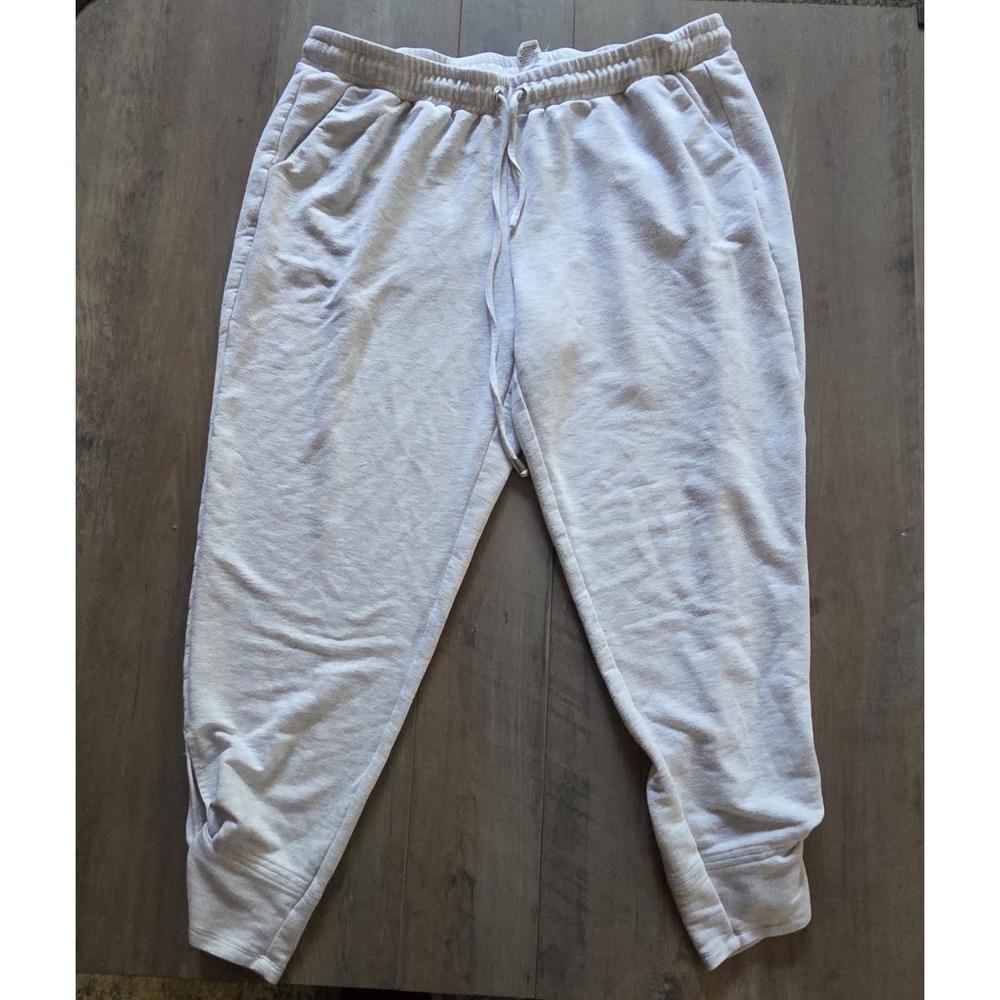 Workshop Republic Clothing Off White Ivory Womens Soft Jogger Pants Size M